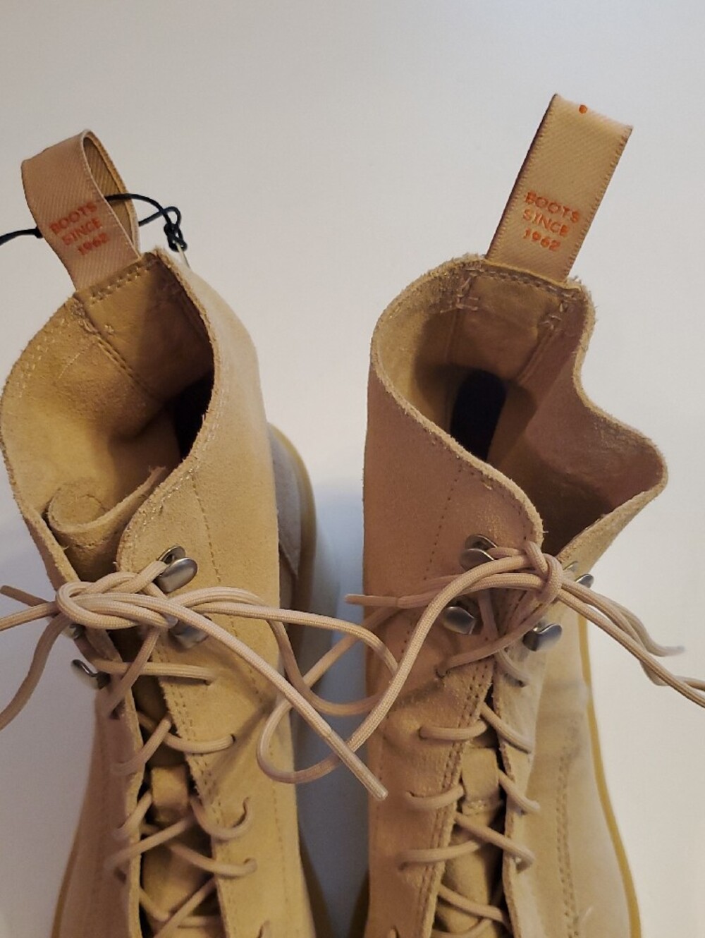 Sorel Women's Lace-Up Suede Platform Boots in Beige - Picture 5 of 13